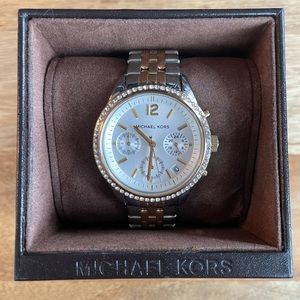 Two-toned Michael Kor’s women’s watch